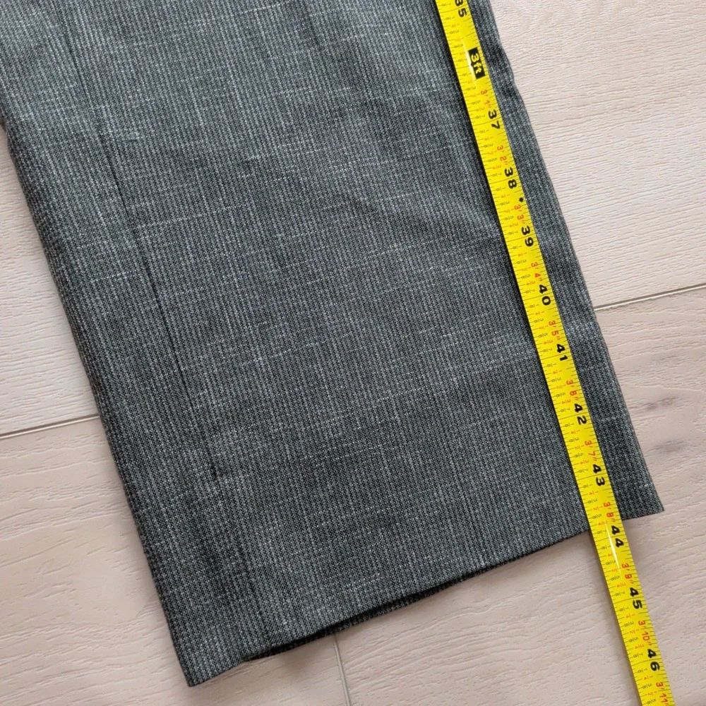 NEW Banana Republic Slim Wrinkle Resistant Dress Pants Mens 34x34‎ Gray Stretch